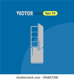 refrigerator vector icon
