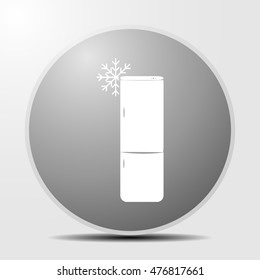 Refrigerator vector icon