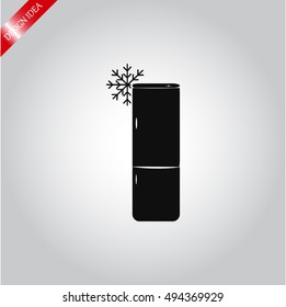 Refrigerator vector icon