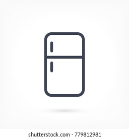 Refrigerator Vector icon