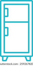 Refrigerator vector icon. Can be used for printing, mobile and web applications.