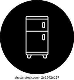 Refrigerator vector icon. Can be used for printing, mobile and web applications.