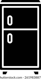 Refrigerator vector icon. Can be used for printing, mobile and web applications.
