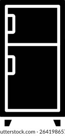 Refrigerator vector icon. Can be used for printing, mobile and web applications.