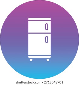 Icono del Vector del refrigerador. Se puede utilizar para aplicaciones de impresión, móviles y de Web.