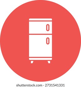 Icono del Vector del refrigerador. Se puede utilizar para aplicaciones de impresión, móviles y de Web.