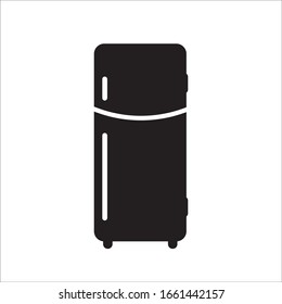 Refrigerator vector icon. Frig flat sign design. Freezer symbol pictogram. Frig icon. Refrigerator sign