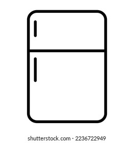 refrigerator vector icon isolated on white background, vector illustration, cook wear, kitchen wear