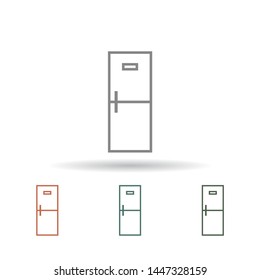 Refrigerator Vector icon . Lorem Ipsum Illustration design