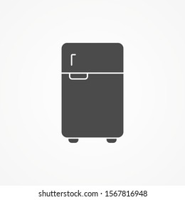 Refrigerator vector icon sign symbol