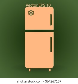 refrigerator vector illustration