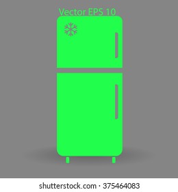 refrigerator vector illustration