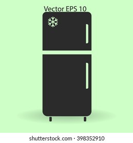 refrigerator vector illustration