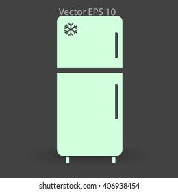 refrigerator vector illustration