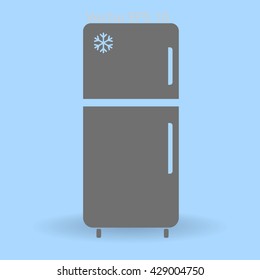 refrigerator vector illustration