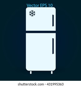 refrigerator vector illustration