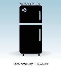 refrigerator vector illustration