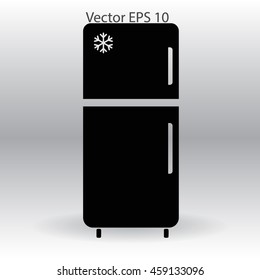refrigerator vector illustration