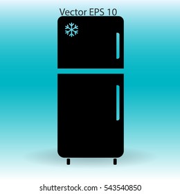 refrigerator vector illustration