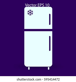 refrigerator vector illustration