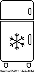 Refrigerator vector white icon. Frig flat sign design. Freezer symbol pictogram. Frig icon. Refrigerator sign.eps
