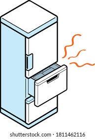 Refrigerator whose freezer is not cold