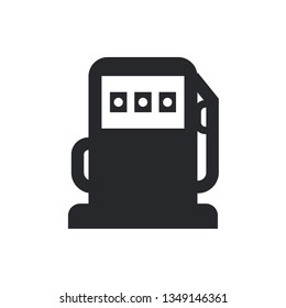 refueling flat vector icon