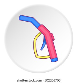 Refueling nozzle icon. Flat illustration of refueling nozzle vector icon for web
