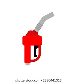 Refueling pistol isolated. Vector illustration