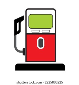 ilustración vectorial de icono de estación de reabastecimiento