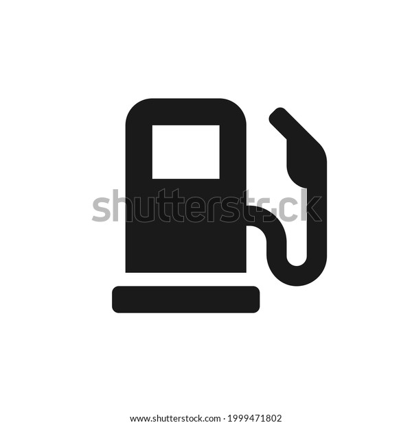 Refueling vector icon.\
Fuel refueling station symbol isolated. Car refueling sign Vector\
illustration EPS 10