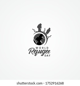 Refugee Day Vector Design Illustration