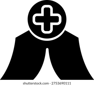 Refugee Glyph Icon Vector Design