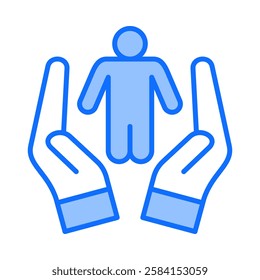 Refugee Icon Element For Design