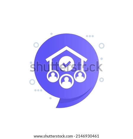 refugee shelter icon for web