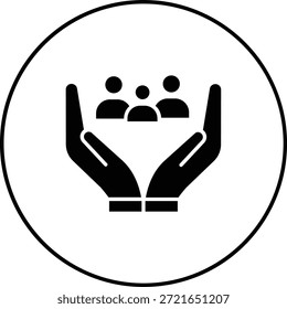 Icono de Vector de refugiados. Se puede utilizar para aplicaciones de impresión, móviles y de Web.