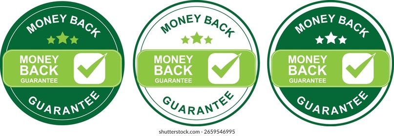 Refund Guarantee Badges for Secure Purchases and Customer Assurance