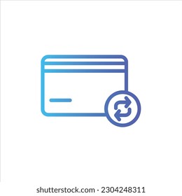 icono de devolución con vektor aislado y fondo transparente