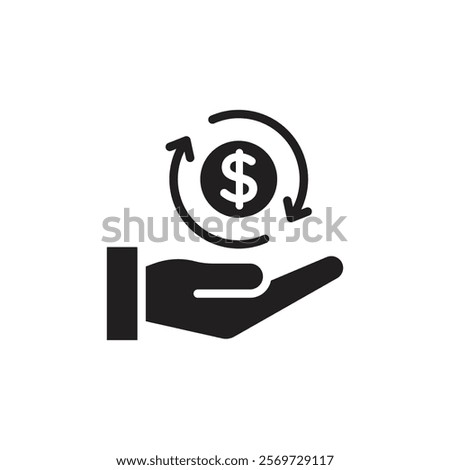 Refund icon Line Art Logo set