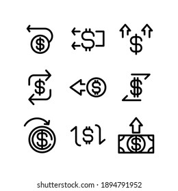 refund icon or logo isolated sign symbol vector illustration - Collection of high quality black style vector icons
