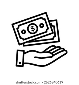 refund icon vector design template simple and clean