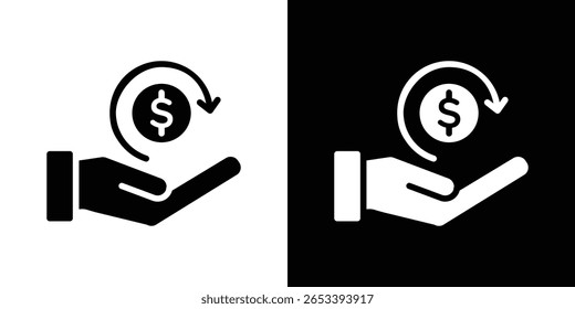 Refund icon Vector scalable graphics