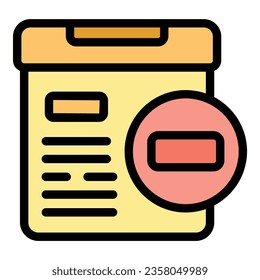 Refund parcel icon outline vector. Service product. Shipping change color flat
