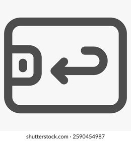 refund of payment, simple finance and business icons