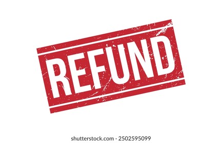 Refund Rubber Stamp Seal Vector