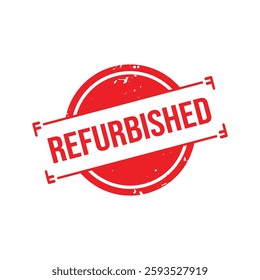 Refurbished Rubber Stamp Set Vector