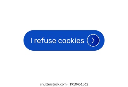 Ich lehne Cookies ab, ich lehne das Textsymbol von Cookies ab