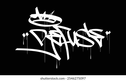 REFUSE graffiti tag style design