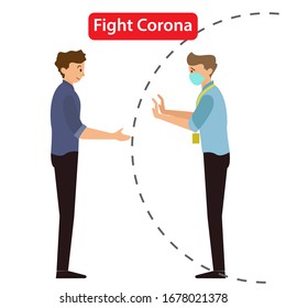 Refuse Handshake Protect From Corona Virus