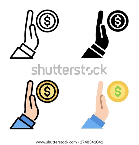 Refuse icon collection of various styles for design branding, print and digital media